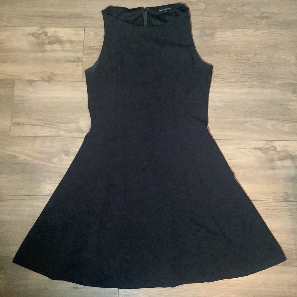 Banana Republic black dress petite size 10
